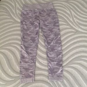 Gymshark camo seamless leggings lavender grey